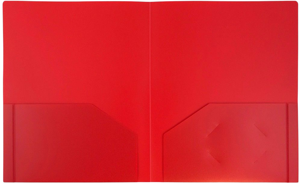 Assorted Primary Colored Heavy Duty Folders and 3 Inch Binders