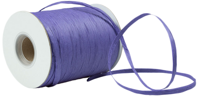 Purple 1/4 Inch x 200 Yards Wraphia Ribbon