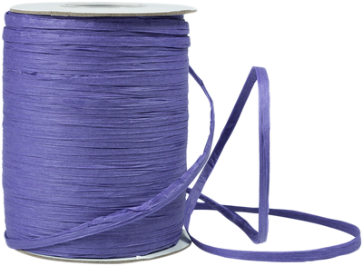 Purple 1/4 Inch x 200 Yards Wraphia Ribbon