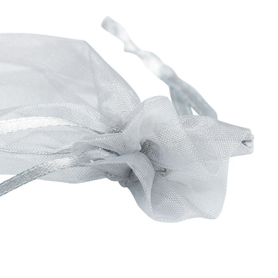 Silver Small Sheer Bags (4 x 5 1/2)