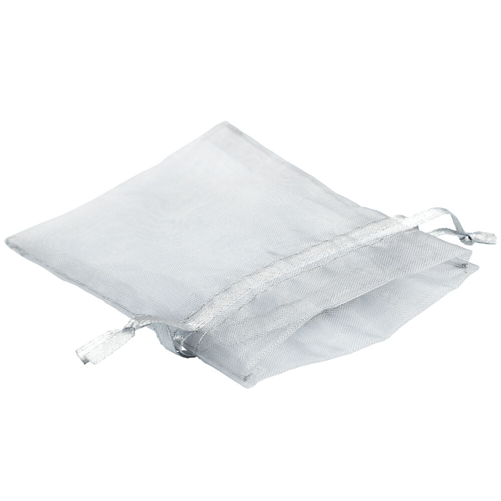 Silver Small Sheer Bags (4 x 5 1/2)