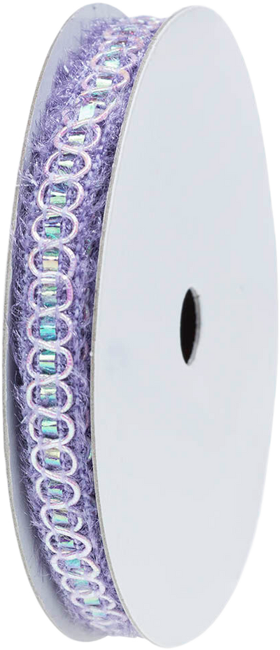 Lavender Nylon Knit 3 Yards Ribbon