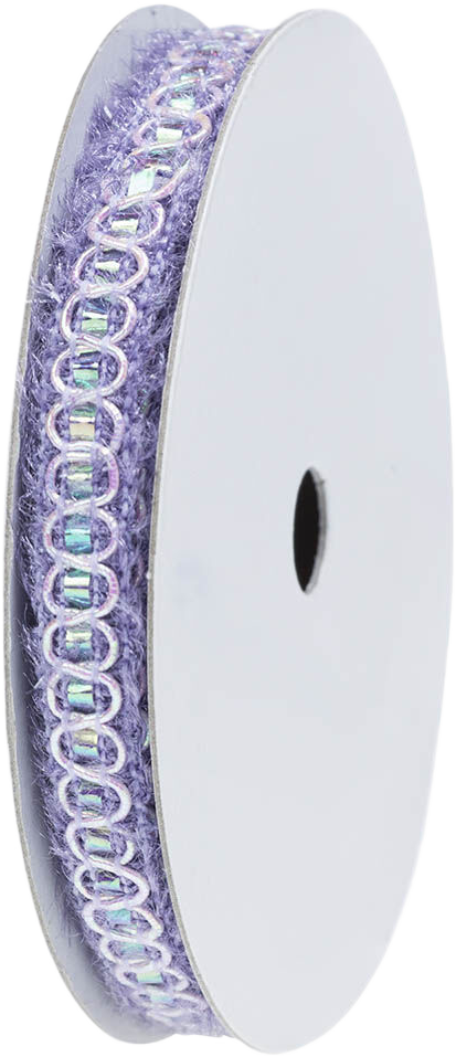 Lavender Nylon Knit 3 Yards Ribbon