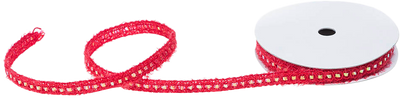 Red Nylon Knit 3 Yards Ribbon