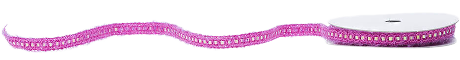 Fuchsia Nylon Knit 3 Yards Ribbon