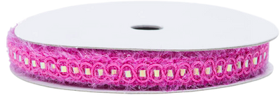Fuchsia Nylon Knit 3 Yards Ribbon
