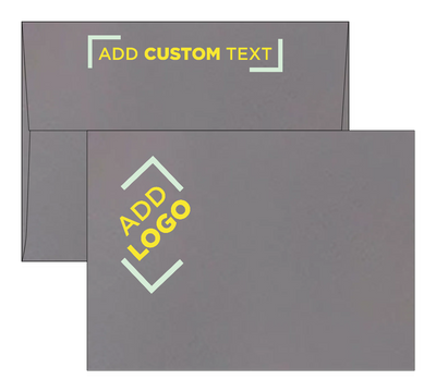 Slate Gray 28lb A7 Invitation Envelopes (5 1/4 x 7 1/4) with Peel & Seal