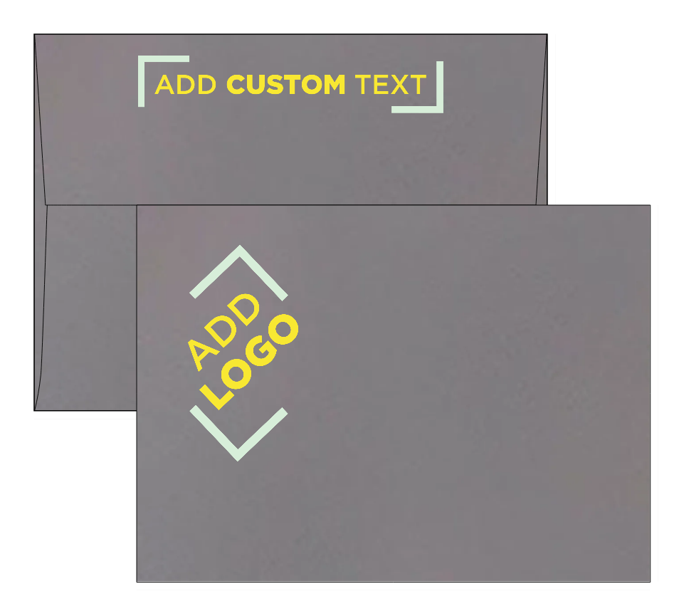 Slate Gray 28lb A7 Invitation Envelopes (5 1/4 x 7 1/4) with Peel & Seal
