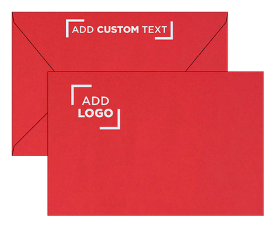 Red 32lb 6 x 9 Booklet Contour Flap Envelopes