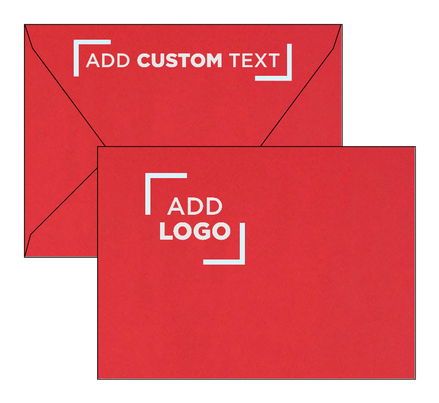 Red 32lb A6 Contour Flap Envelopes (4 3/4 x 6 1/2)