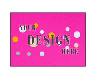 Fuchsia Pink Magenta 100lb #17 Mini Blank Note Cards (2 9/16 x 3 9/16)