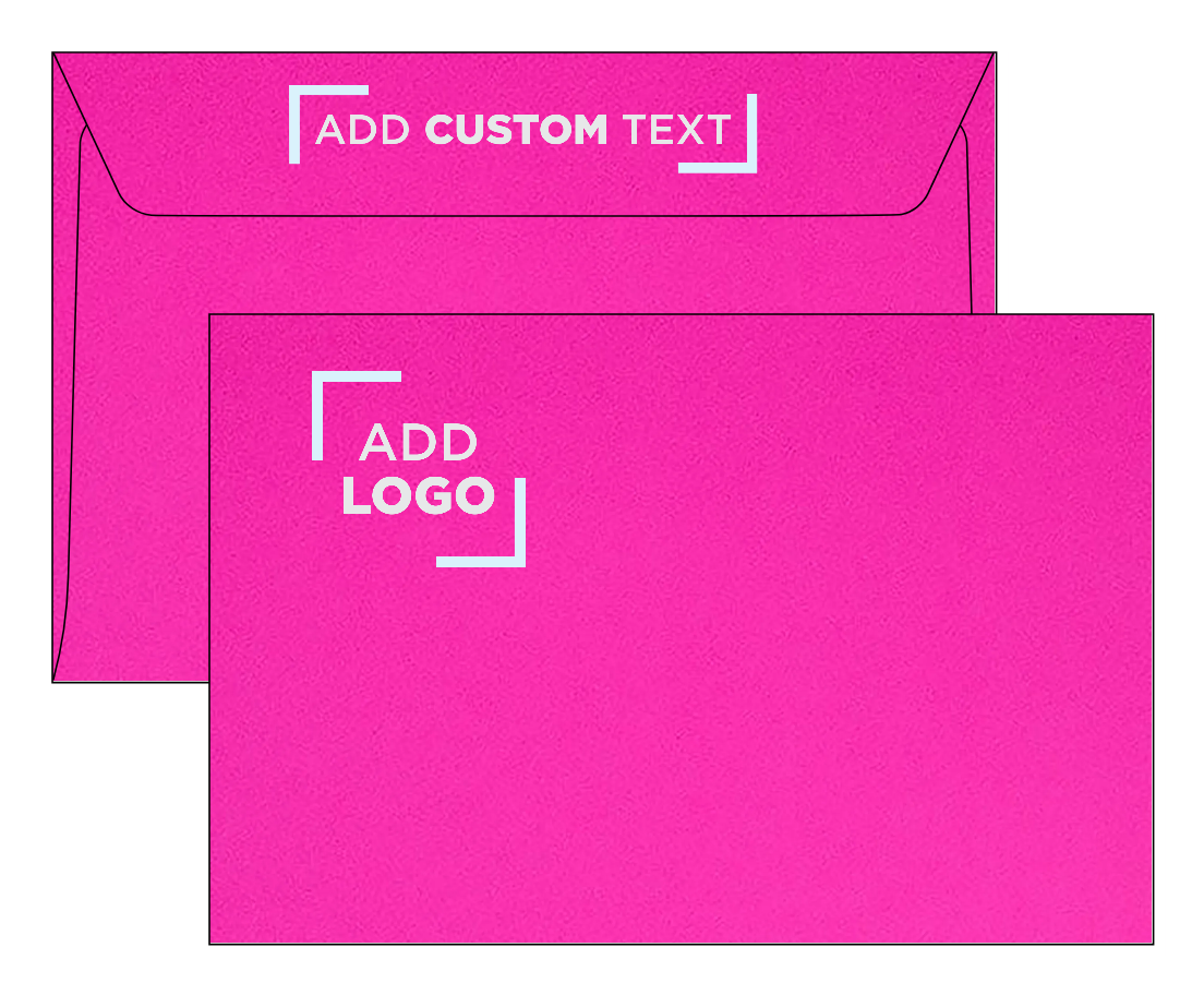 Fuchsia Pink Magenta 32lb 6 x 9 Booklet Envelopes