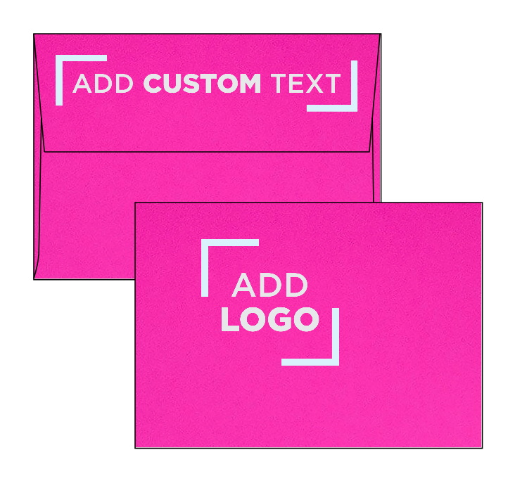 Fuchsia Pink Magenta 32lb A1 Invitation Envelopes (3 5/8 x 5 1/8) with Peel & Seal