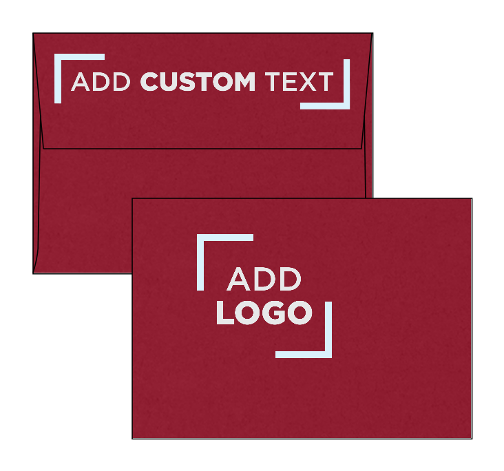 Garnet Dark Red 32lb A1 Invitation Envelopes (3 5/8 x 5 1/8) with Peel & Seal
