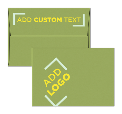 Olive Green 28lb A1 Invitation Envelopes (3 5/8 x 5 1/8) with Peel & Seal