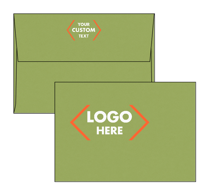 Olive Green 28lb A1 Invitation Envelopes (3 5/8 x 5 1/8) with Peel & Seal