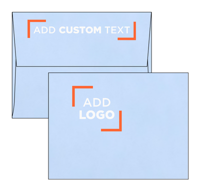 Baby Blue 32lb A2 Invitation Envelopes (4 3/8 x 5 3/4) with Peel & Seal