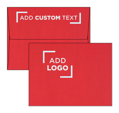 Red 32lb A2 Invitation Envelopes (4 3/8 x 5 3/4) with Peel & Seal