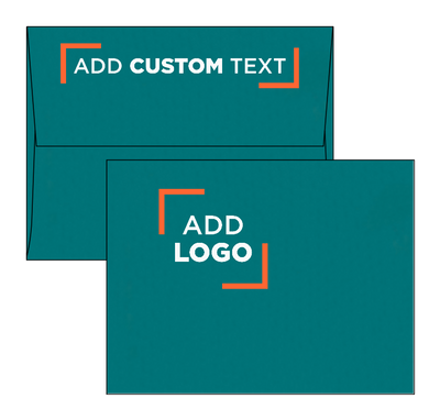Teal Blue 32lb A2 Invitation Envelopes (4 3/8 x 5 3/4) with Peel & Seal