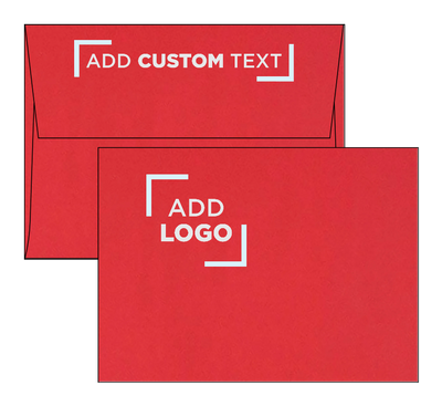 Red 32lb A6 Invitation Envelopes (4 3/4 x 6 1/2) with Peel & Seal