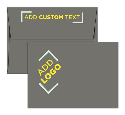 Dark Smoke Gray 32lb A6 Invitation Envelopes (4 3/4 x 6 1/2) with Peel & Seal
