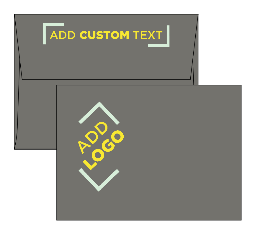 Dark Smoke Gray 32lb A6 Invitation Envelopes (4 3/4 x 6 1/2) with Peel & Seal
