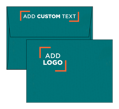 Teal Blue 32lb A6 Invitation Envelopes (4 3/4 x 6 1/2) with Peel & Seal