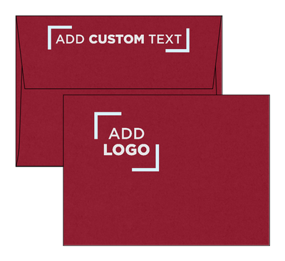 Garnet Dark Red 32lb A6 Invitation Envelopes (4 3/4 x 6 1/2) with Peel & Seal