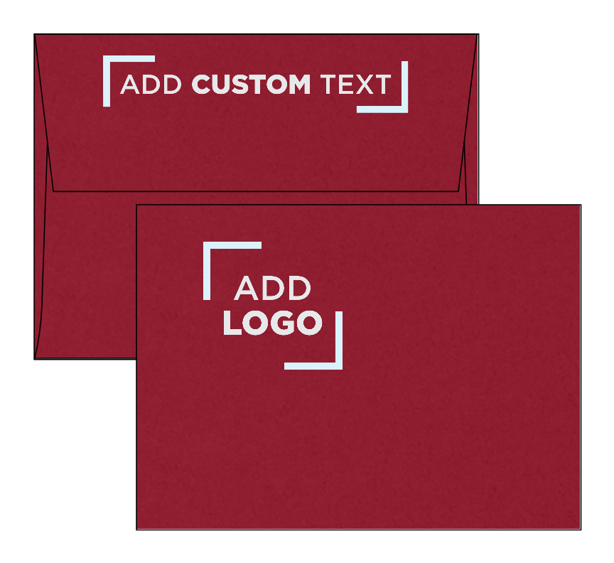 Garnet Dark Red 32lb A6 Invitation Envelopes (4 3/4 x 6 1/2) with Peel & Seal