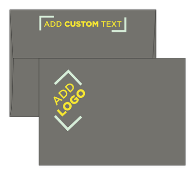Dark Smoke Gray 32lb A7 Invitation Envelopes (5 1/4 x 7 1/4) with Peel & Seal