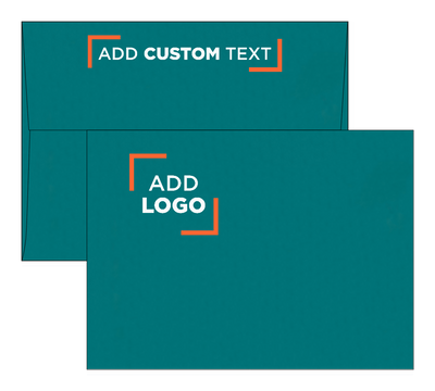 Teal Blue 32lb A7 Invitation Envelopes (5 1/4 x 7 1/4) with Peel & Seal