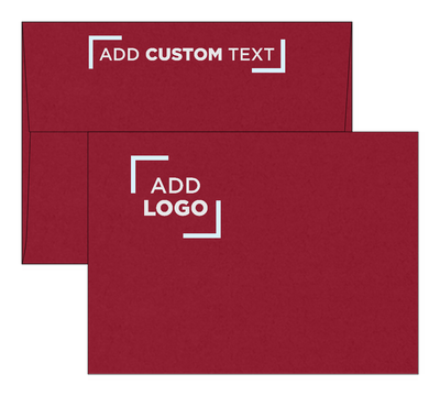 Garnet Dark Red 32lb A7 Invitation Envelopes (5 1/4 x 7 1/4) with Peel & Seal