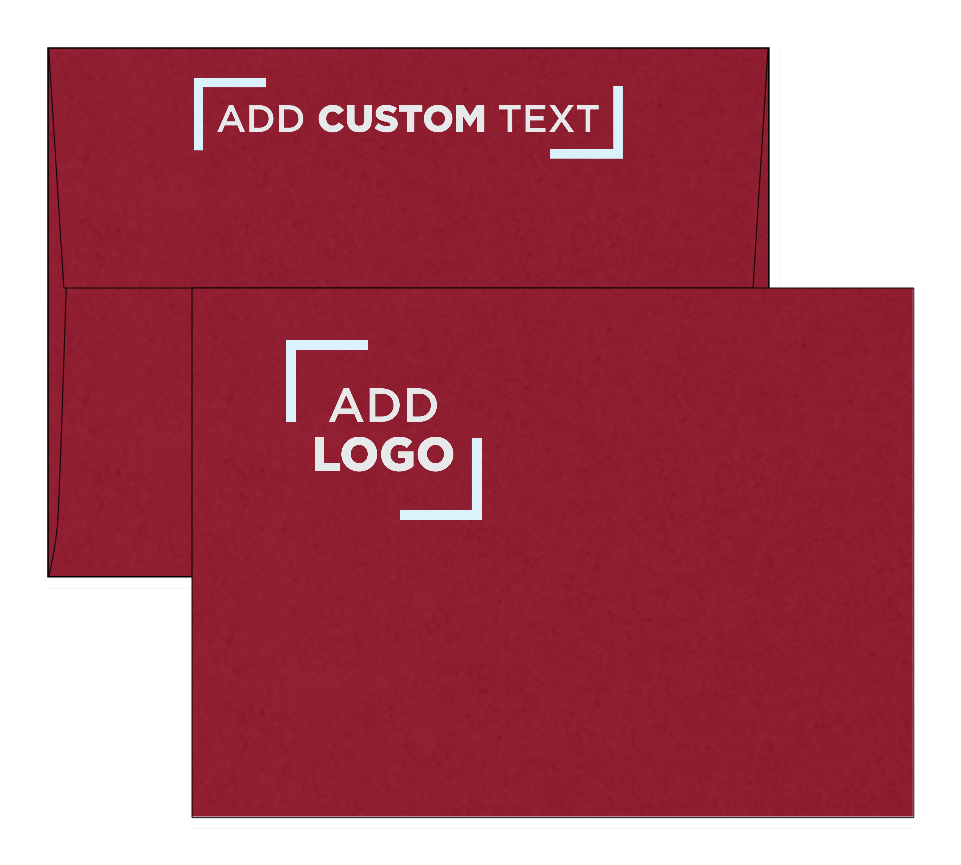 Garnet Dark Red 32lb A7 Invitation Envelopes (5 1/4 x 7 1/4) with Peel & Seal