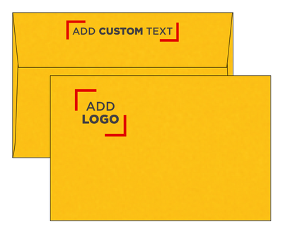 Sunflower Yellow 32lb A9 Invitation Envelopes (5 3/4 x 8 3/4) with Peel & Seal