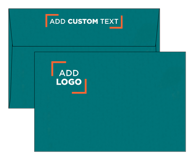 Teal Blue 32lb A9 Invitation Envelopes (5 3/4 x 8 3/4) with Peel & Seal