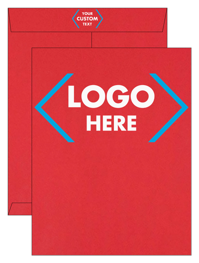 Red 32lb 10 x 13 Open End Envelopes with Peel & Seal