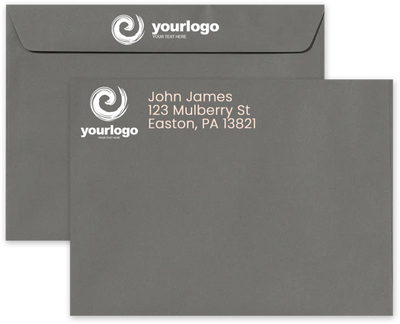 Dark Smoke Gray 32lb 9 x 12 Booklet Envelopes