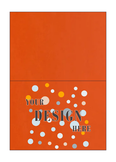 Mandarin Orange 100lb A1 Foldover Cards (3 1/2 x 4 7/8)