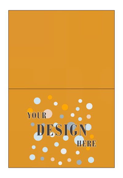 Sunflower Yellow 100lb A6 Foldover Cards (4 5/8 x 6 1/4)