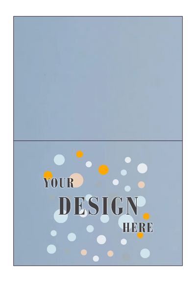 Baby Blue 100lb A6 Foldover Card (4 5/8 x 6 1/4)