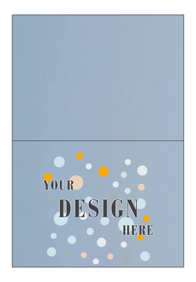 Baby Blue 100lb A7 Foldover Cards (5 1/8 x 7)