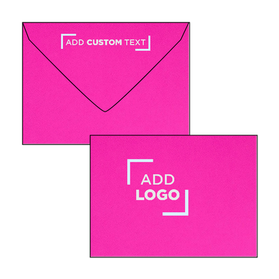 Fuchsia Pink Magenta 32lb #17 Mini Envelopes (2 11/16 x 3 11/16)