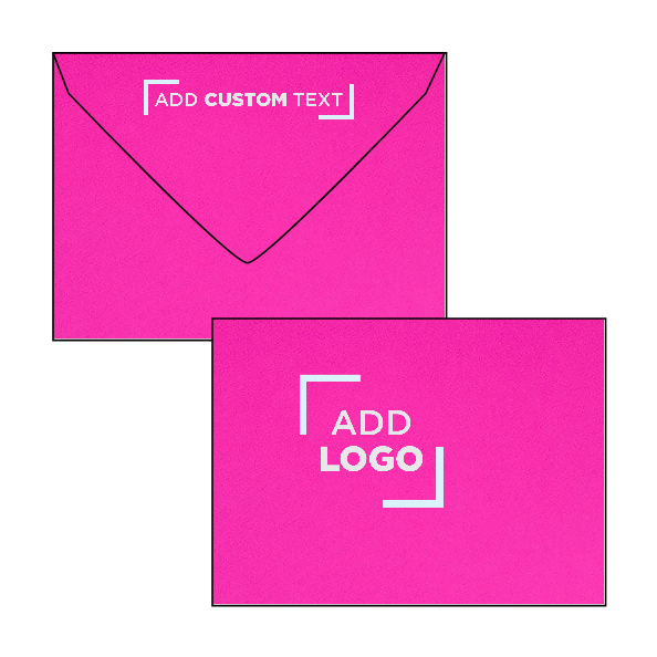 Fuchsia Pink Magenta 32lb #17 Mini Envelopes (2 11/16 x 3 11/16)