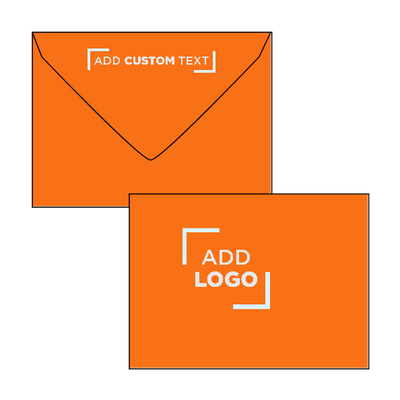 Mandarin Orange 32lb #17 Mini Envelopes (2 11/16 x 3 11/16)