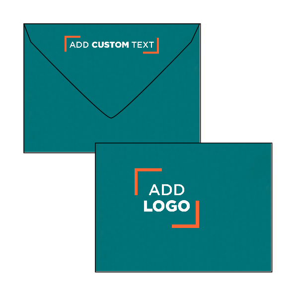 Teal Blue 32lb #17 Mini Envelopes (2 11/16 x 3 11/16)