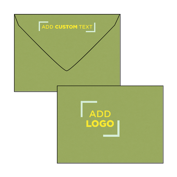 Olive Green 28lb #17 Mini Envelopes (2 11/16 x 3 11/16)