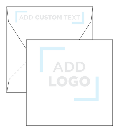 Smooth Midnight Black 32lb 6 1/2 x 6 1/2 Square Envelopes with Peel & Seal