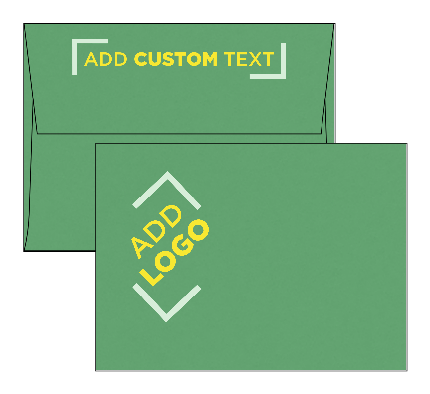 Holiday Green 32lb A6 Invitation Envelopes (4 3/4 x 6 1/2) with Peel & Seal