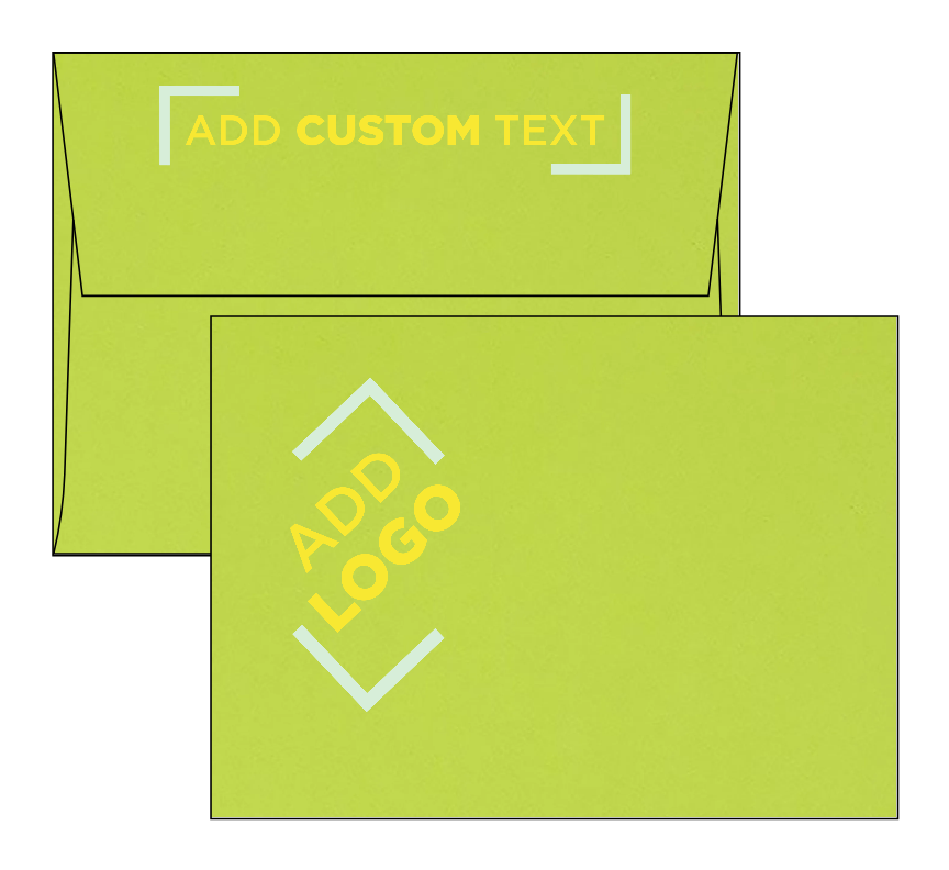 Wasabi Lime Green 32lb A6 Invitation Envelopes (4 3/4 x 6 1/2) with Peel & Seal