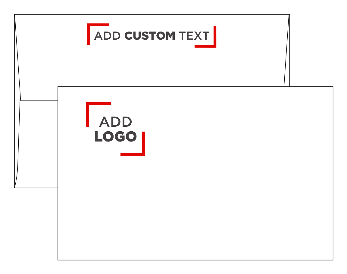 Premium White 32lb A10 Invitation Envelopes (6 x 9 1/2) with Peel & Seal